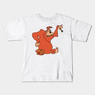 Bigfoot With the keys Kids T-Shirt